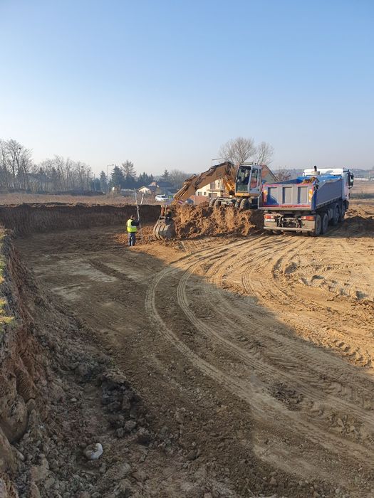 Usługi Koparko ładowarką minikoparka Wykopy Poznań Szczepankowo