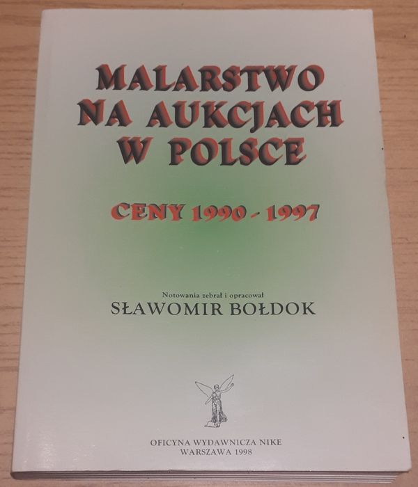 Malarstwo na aukcjach w Polsce katalog Sławomir Bołdok 1998