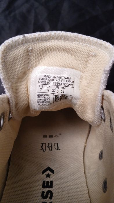 Жіночі кеди на платформі Converse All Star, 37,5
◾Стан ідеальний