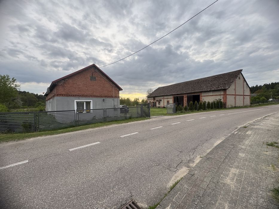 Budynek mieszkalny+budynek gospodarczy 3,3 ha ziemi ( bezterminowe WZ)