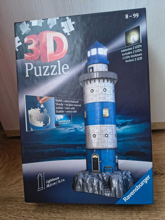 Puzzle 3D latarnia morska