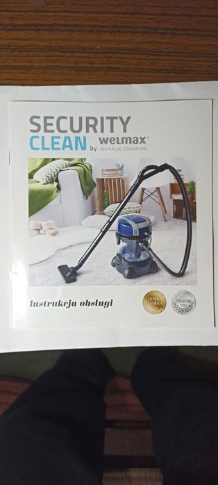 Odkurzacz wodny SECURITY CLEAN WELMAX (stacja piorąco sprzątająca)