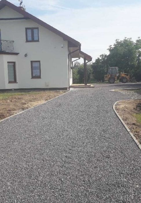 Utwardzanie terenu budowa dróg parkingów placów kruszywo drogowe