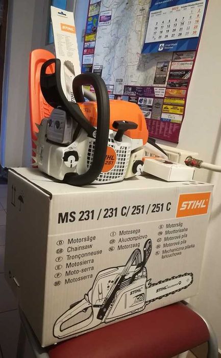 Piła spalinowa Stihl MS 251 3 KM Nowa zakup w Polsce Gwarancja STIHL