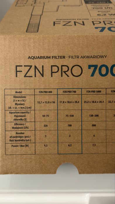 Filtr akwarowy fzn pro 700