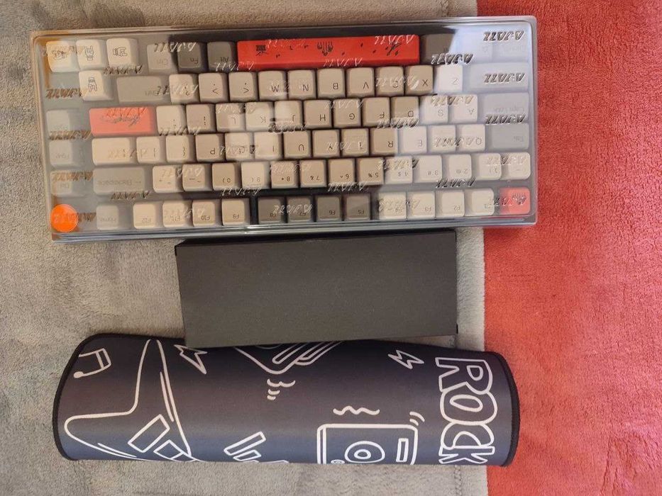 Нова механічна клавіатура AJAZZ AK816 Pro (Hot-swap, Bluetooth, 2.4G) + Килимок