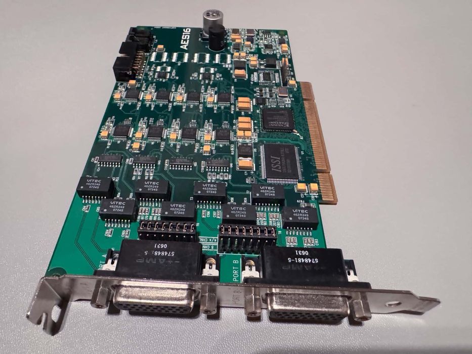 Lynx AES16 PCI Placa de Som Profissional Interface de Áudio