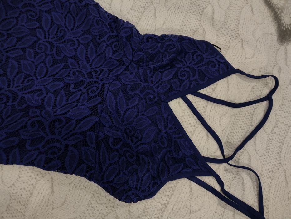 Sukienka długa koronka 38 M