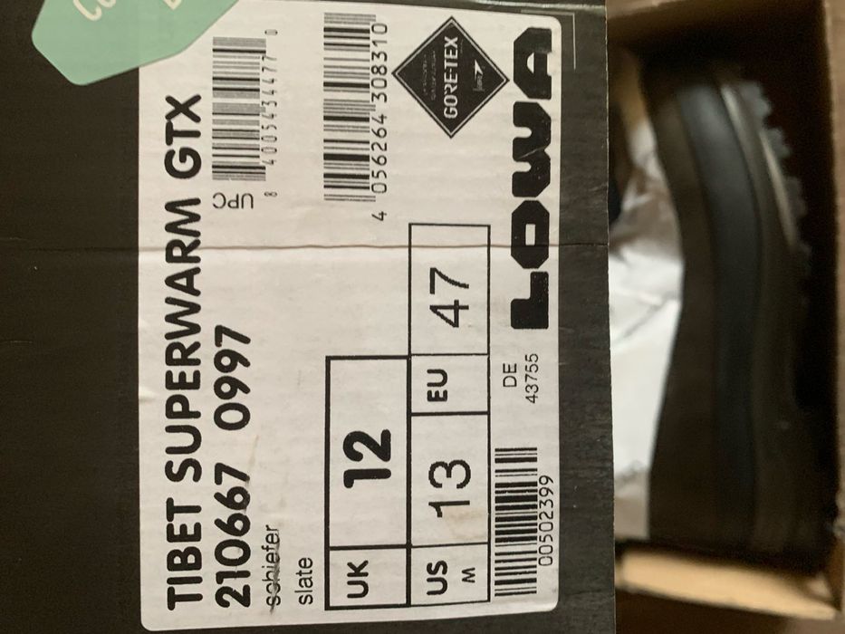 Чоловічі тактичні черевики LOWA Tibet Superwarm GTX Vibram Artic Grip