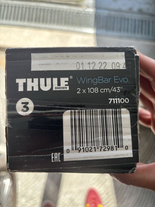 Thule barras e suportes de bicicleta