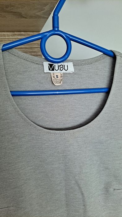 Sukienka szara materiałowa na komunię,niedzielę vubu M L