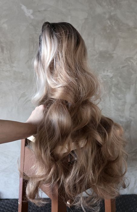 ZJAWISKOWA Peruka Premium – Blond Ombre | Gęsta