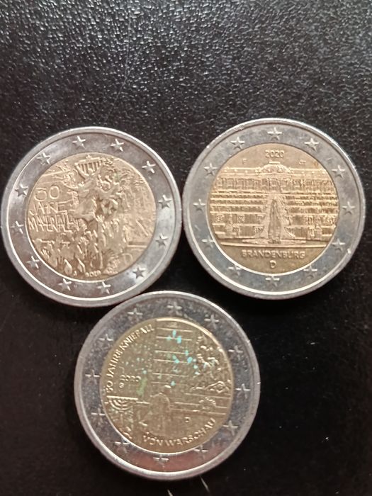 Moedas 2€ circuladas Alemanha