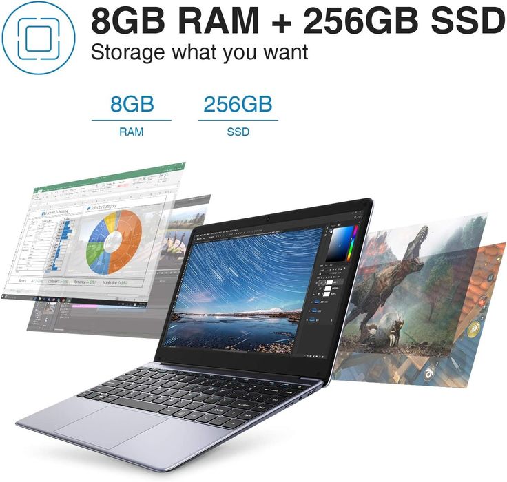 CHUWI HeroBook Pro Computador portátil Ultrabook 14,1' 8G/256G