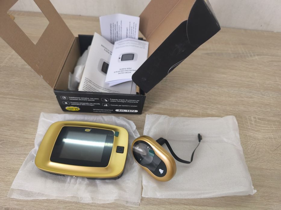Цифрове дверне вічко глазок IBFM Art. 1672 (Італія) — LCD 2.8" + Нічне баченн