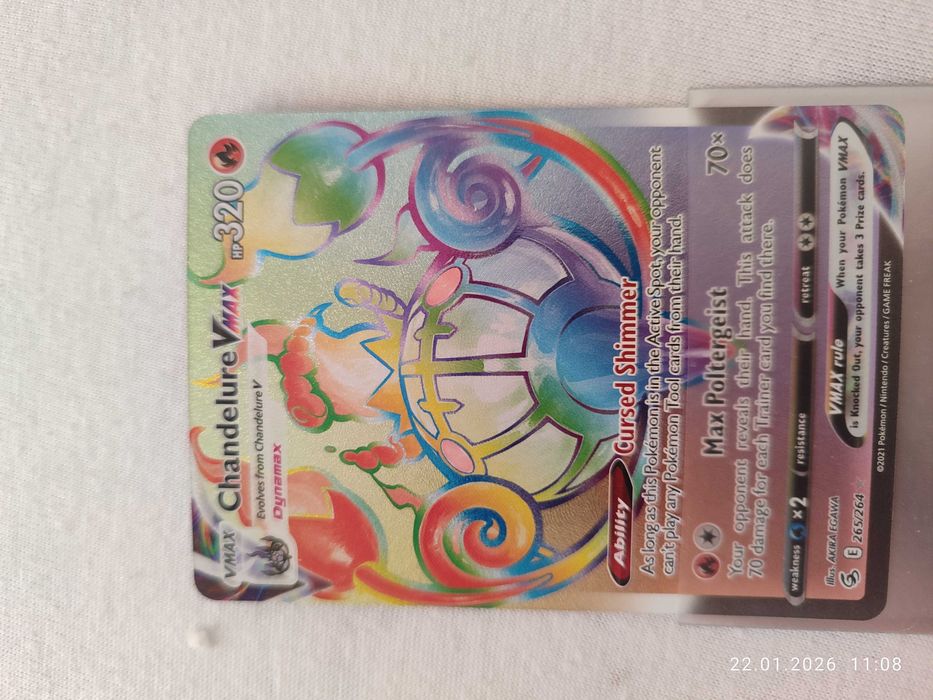 Karta pokemon orginalna V max