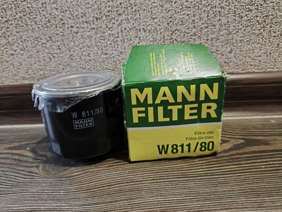 Оливний фільтр MANN-FILTER W 811/80, новий, оригінал