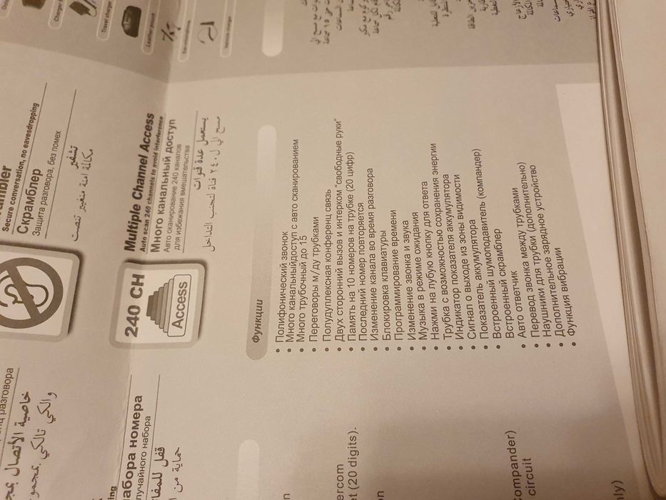 Радіотелефон SENAO SN-1258 - оригінал