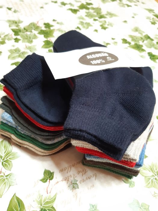 NOVAS! Meias, 16 pares em algodão 100%