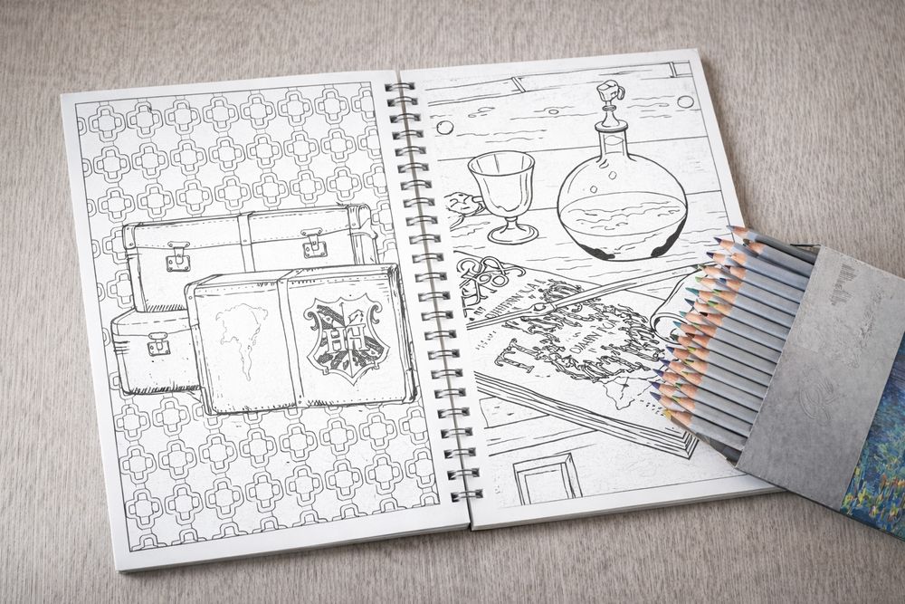 Гаррі Поттер, розмальовка "Магічні артефакти"