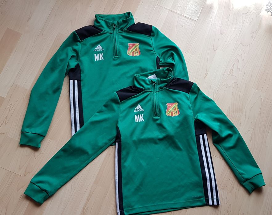 Bluza Adidas zielona rozm.140 treningowa