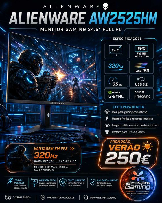 ISG Alienware AW2525H 24,5" 320Hz