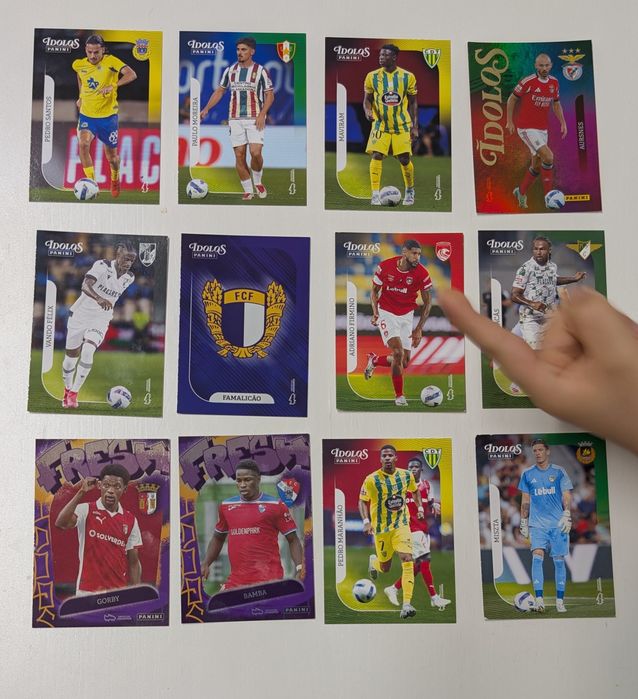 Troca cards Ídolos do futebol Português 25/26