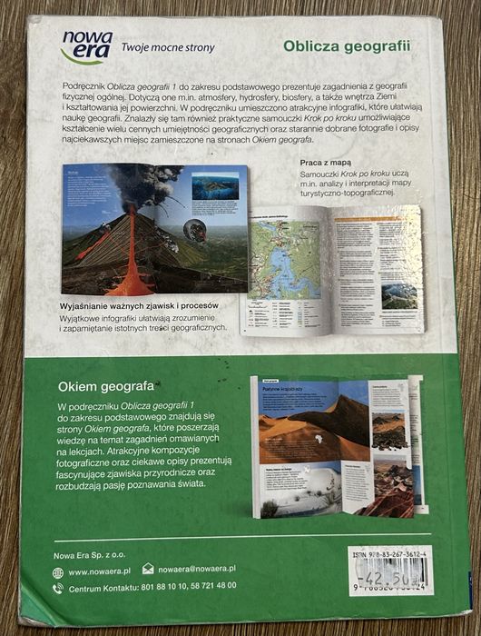 Podręcznik do geografii klasa 1 liceum/technikum zakres podstawowy