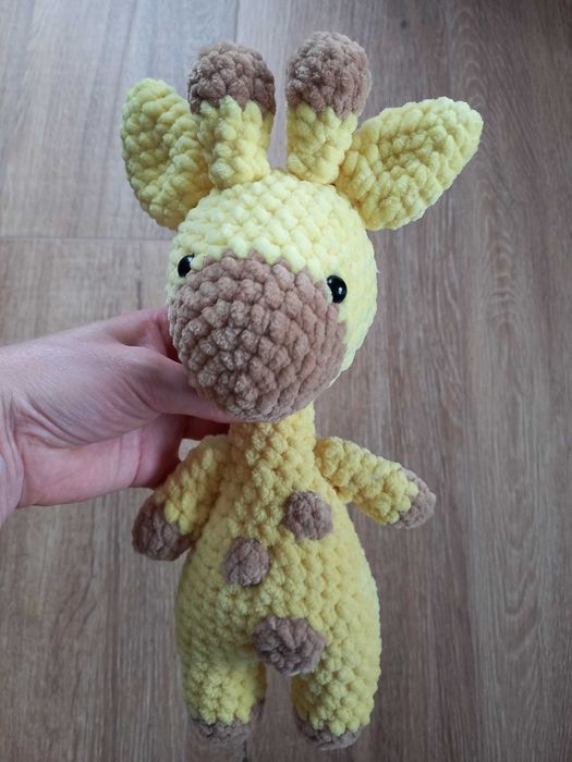 Żyrafa szydełkowa na szydełku 30 cm