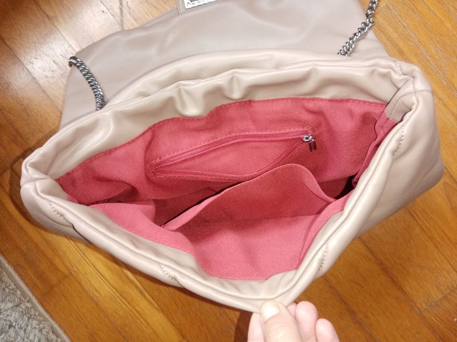 Carteira beje escuro nova