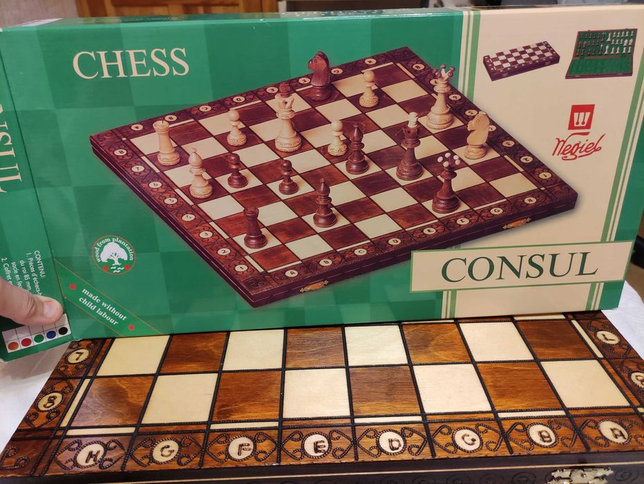 Шаховий набір Consul 48 х 48 см (Wegiel)