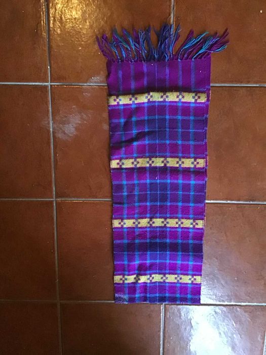 cachecol quente roxo