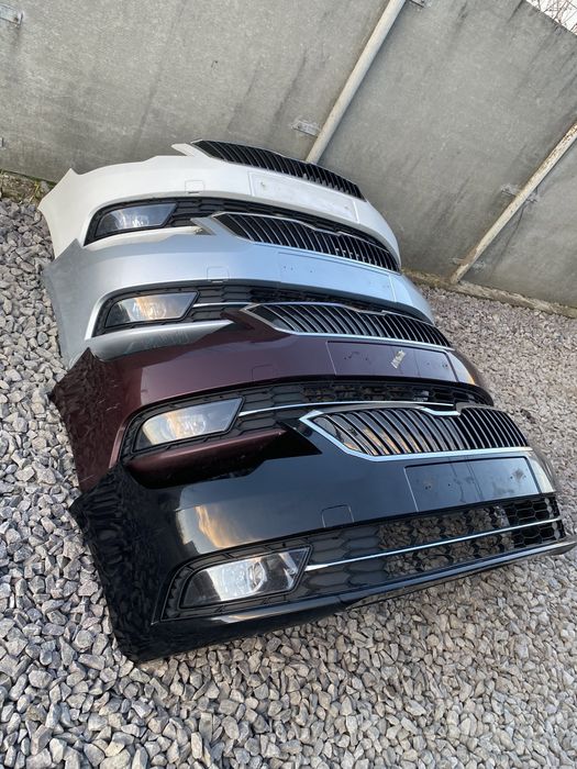Бампер Передній Skoda Superb 2 FL 13-15p Шкода Суперб 2 ФЛ LF9R-1Z1Z