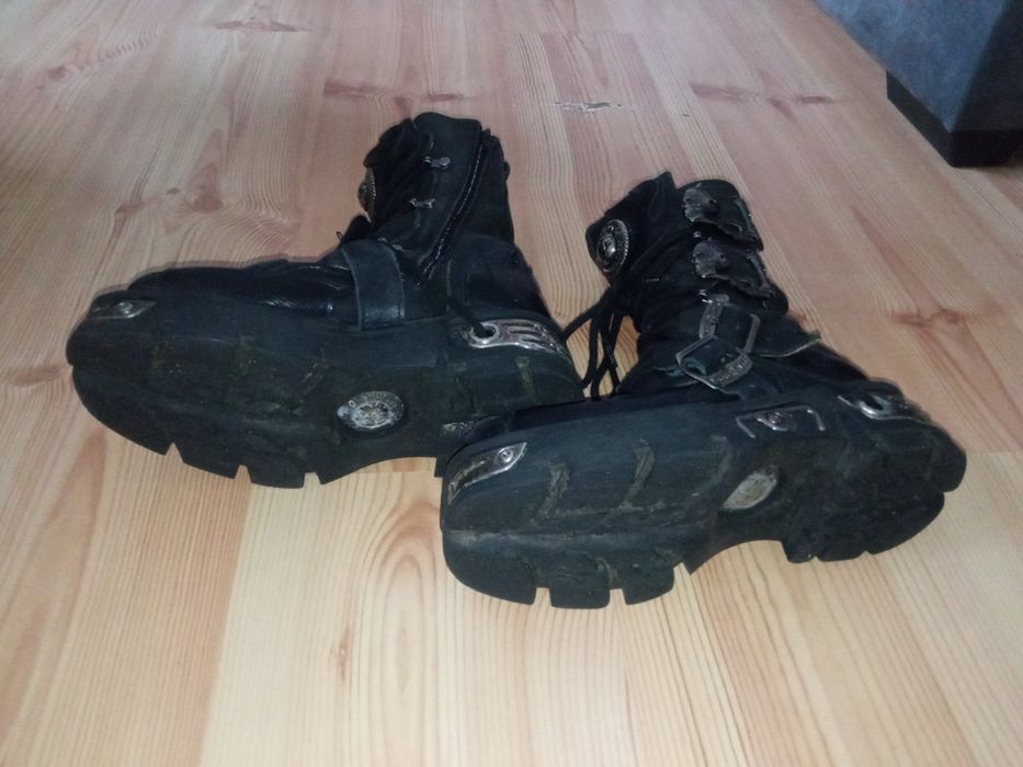 NEW ROCK Glany M-107-S2 Czarny roz 38 używane