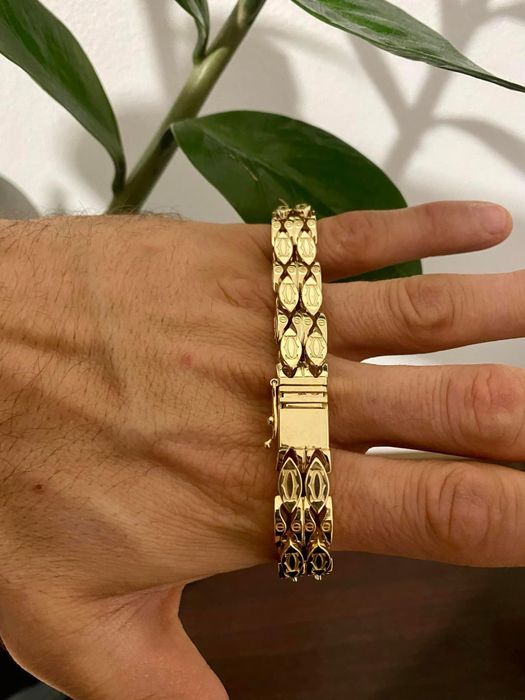 Złota Bransoletka Cartier 70g 585 Nataliebizu