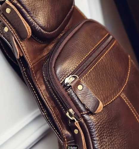 Plecak westal torba na jedno ramię skóra naturalna cielęca