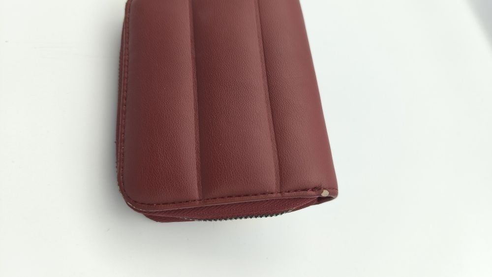 Portfel Calvin Klein bordowy