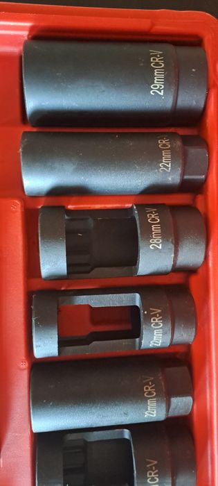 Kit Ferramenta 10 chaves remoção Sonda Lambda, Injetores, etc.. (Artigo Novo)