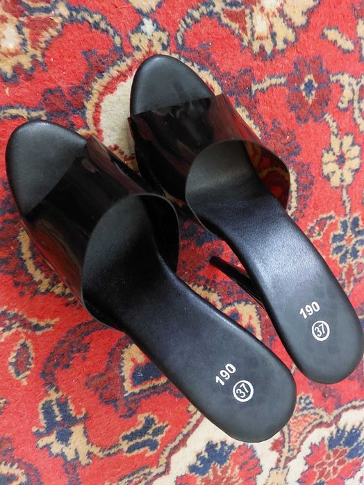 Стрипи для танців високий зручний каблук (нові) 37го розміру