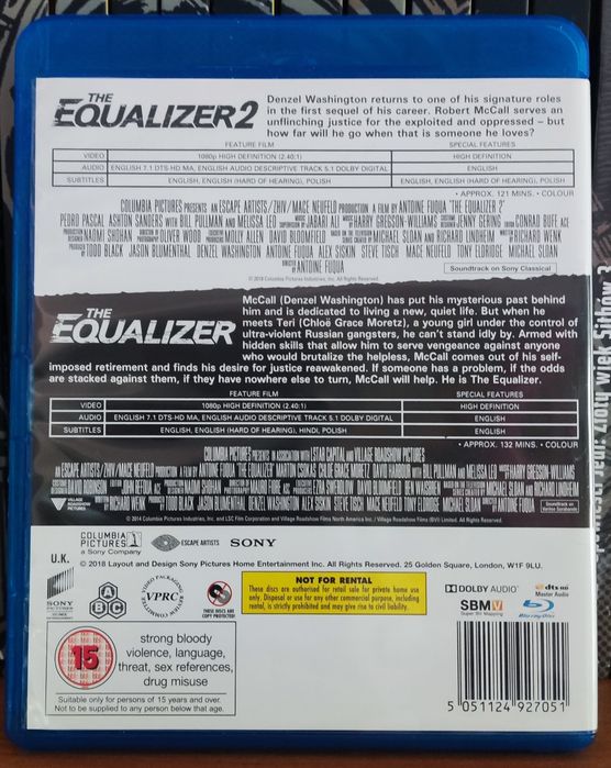 Bez litości 1 & 2 - The Equalizer 1 & 2 napisy PL