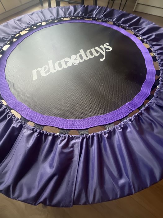 Mini trampolina Relaxdays do ćwiczeń – jak nowa