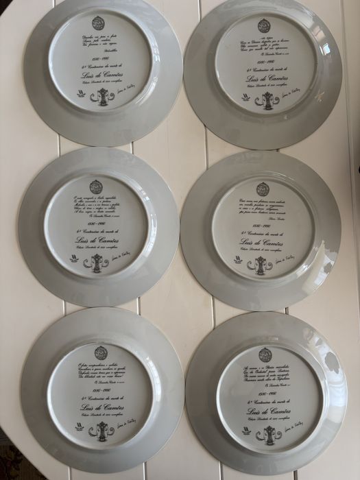 Coleçao de pratos Luís de Camões - Vista Alegre