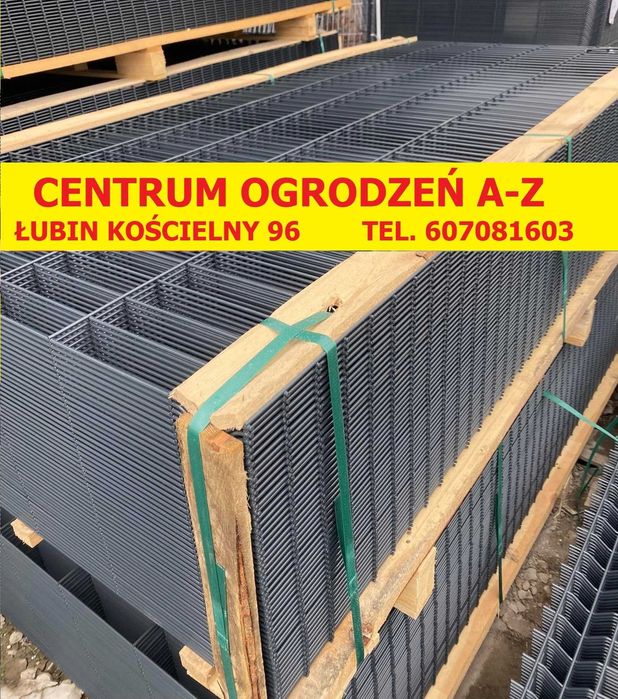 Ogrodzenia siatkowe panelowe na podmurówce kompleksowy montaż