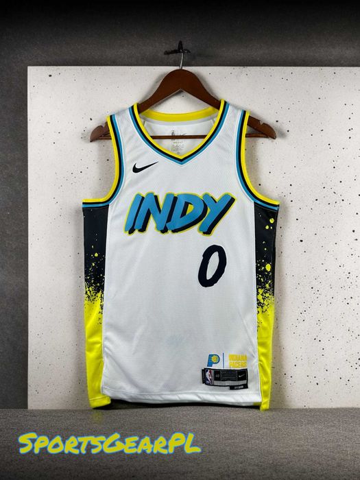 Tyrese HALIBURTON Koszulka CITY Indiana PACERS NIKE Rozmiar L