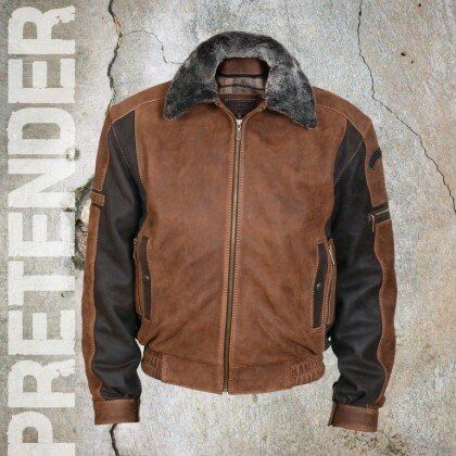 Шкіряна куртка Pretender