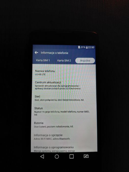 Telefon Lg K8 LTE