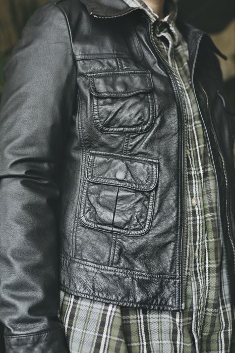 Кожаная куртка шкіряна Y2k vintage leather next