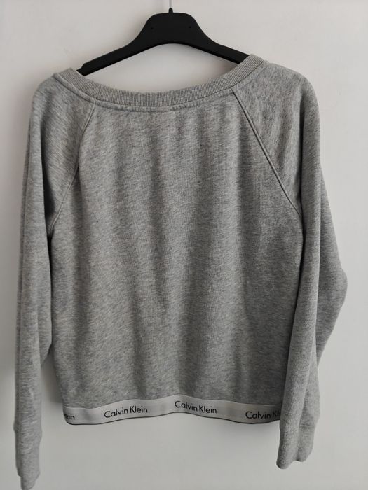 Calvin Klein bluza sportowa damska logowana bawełniana XS/S