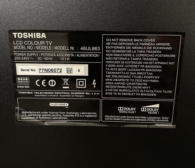 Televisão Toshiba