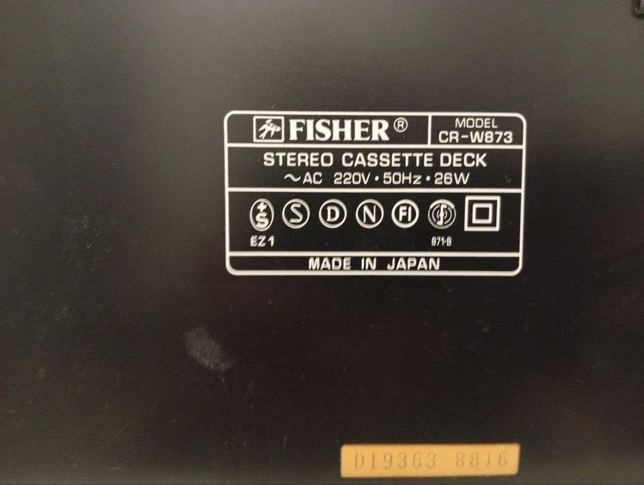 zestaw audio Fisher (naprawy lub na części)